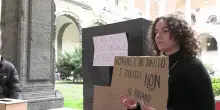 "I diritti non si pagano", la protesta sul voto dei fuorisede a Napoli