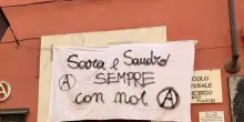 Anarchici a Roma in via Lemonia per commemorazione Ardizzone e Mercogliano