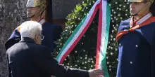 Fosse Ardeatine, Mattarella rende omaggio alle vittime dell'eccidio