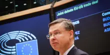 Dombrovskis: 'Economia a rischio stagflazione, impatto crisi fino a 0,4%'