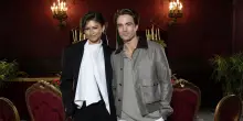 Pattinson e Zendaya in Campidoglio con Gualtieri nella sala dei matrimoni