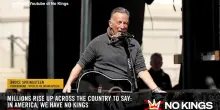 Springsteen alla manifestazione No Kings: "Questa e' ancora l'America"