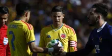 Calcio: James Rodriguez ricoverato negli Usa per "grave disidratazione"
