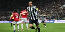 Premier: il Newcastle in dieci ferma il Man Utd di Carrick