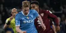 Il Napoli di Conte aspetta il Lecce, De Bruyne &egrave; pronto