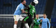 Serie A: la Lazio ritrova i tre punti, all'Olimpico il Sassuolo battuto 2-1