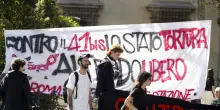 Proteste vicino a ministero Giustizia, 'Stato tortura, Cospito libero'
