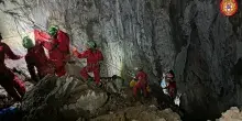 Speleologo incastrato a 120 metri di profondit&agrave; in una grotta nel Cuneese