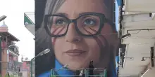 Napoli, murale di Jorit per Francesca Albanese