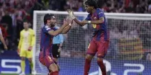Champions: in campo Atletico Madrid - Barcellona 1-2 DIRETTA e FOTO
