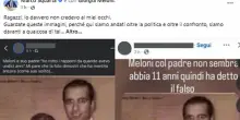 Meloni: 'Su Fb mia foto con Squarta indicato come mio padre, siamo al cabaret'