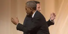 Matteo Renzi in scena nei panni di Barack Obama