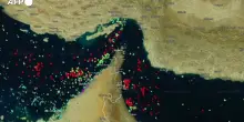 In un video in timelapse il traffico marittimo nello Stretto di Hormuz e nel Golfo dell'Oman