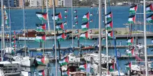Arrivate nel porto di Augusta 38 barche della Flottila dalla Spagna