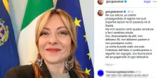 Meloni, 'propagandista di regime non pu&ograve; dare lezioni, non abbiamo padroni'