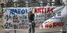 Presidio contro il convegno sulla remigrazione alla vigilia del 25 aprile a Napoli