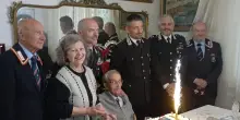 Festa per i 109 anni del carabiniere pi&ugrave; longevo d'Italia a San Benedetto