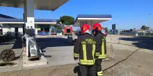 Tir urta colonnina gpl, fuga di gas in stazione di servizio A14 nel Foggiano
