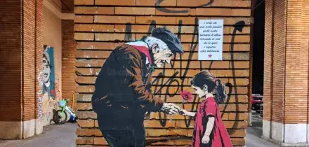 La nuova opera di Laika per il 25 aprile 'Senza memoria non c'&egrave; futuro'