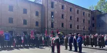 25 aprile, deposte corone alla Risiera di San Sabba a Trieste