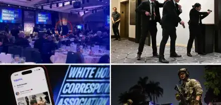 Spari al gala con i giornalisti, sui social dell'aggressore retorica anti-Trump e anti-cristiana