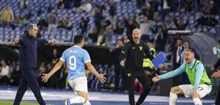 Calcio: Pedro ai saluti, festa d'addio con staff e compagni. Presente anche Lotito