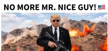 Medio Oriente, Trump: L'Iran sconfitto'. E posta un'immagine con la mitragliatrice: 'Teheran si dia una regolata'