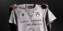 Calcio: 50 anni fa terremoto in Friuli, maglia speciale per l'Udinese