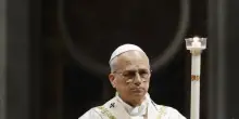 Il Papa arrivato a Piazza San Pietro per la messa di Pasqua