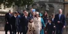 La famiglia reale britannica a Windsor per la Pasqua