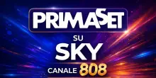 Primaset &egrave; anche al canale 808 di Sky
