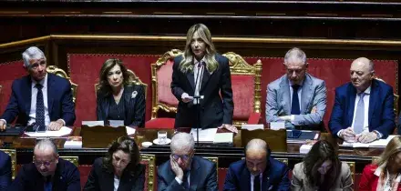 Meloni in Senato: 'Conto in un dibattito, alla Camera solo insulti e demagogia'
