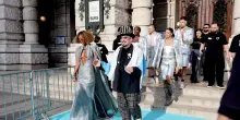 Senhit con Boy George sul carpet dell'Eurovision a Vienna, 'un'esperienza magnifica'