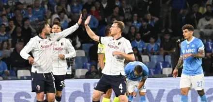 Serie A: in campo Napoli-Bologna 0-1 DIRETTA e FOTO
