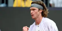 Internazionali: Rublev ai quarti di finale, sar&agrave; l'avversario di Sinner