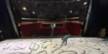 Di Asdrubali il nuovo sipario d'artista del Teatro Cartiere Carrara
