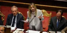 Meloni: 'Dialogo con chi vuole il bene dell'Italia'. Ma &egrave; scontro in Aula