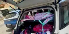 Scuolabus abusivo con una Fiat 500L, 14 minorenni nell'auto a Palermo