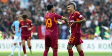 Mancini eroe dell'Olimpico, doppietta nel derby e la Roma "vede" la Champions