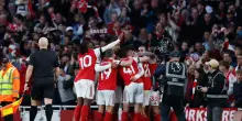 Premier: l'Arsenal batte il Burnley e si avvicina al titolo