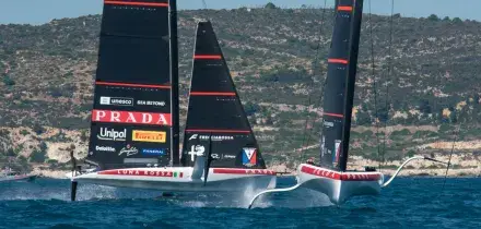 America's Cup: sventola la bandiera di Luna Rossa a regate preliminari di Cagliari