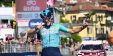 Giro: Bettiol "&egrave; andato tutto come speravo, bello vincere a Verbania"