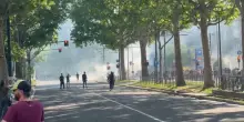 Calcio: tensione prima del derby di Torino vicino allo stadio