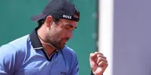 Roland Garros: Berrettini parte bene, battuto Fucsovics in 4 set