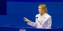 Assemblea di Confindustria, Meloni: 'L'Europa un gigante miope'. Appello di Orsini: 'In Ue burocrazia lunare, fermatevi'