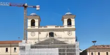 Fermo dalla notte del sisma, riparte l'orologio della cattedrale dell'Aquila
