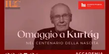 I cento anni di Gy&ouml;rgy Kurt&aacute;g, a Roma omaggio al compositore ungherese