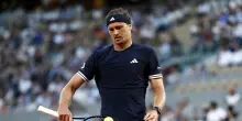 Roland Garros: Zverev al terzo turno, battuto Machac