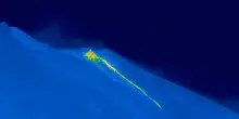 Stromboli, attivit&agrave; di spattering e colata da area craterica Nord
