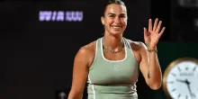 Sabalenka, "rappresenterei la Bielorussa ai Giochi e spero Wta restituisca bandiera"